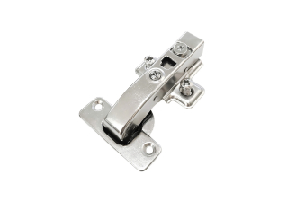 Charnière invisible d'angle amortie À clipser ouverture 90°