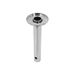 Pied de meuble tube Chrome H.190mm Diam.25mm - Acier