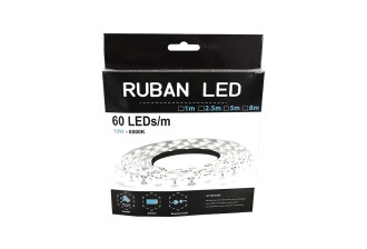 Ruban LED adhésif sécable Blanc froid - 60LEDs/m