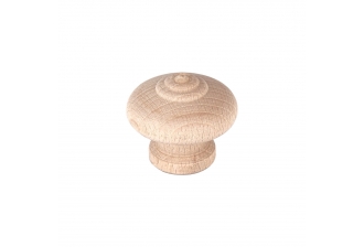 Bouton de meuble BOG diam.40mm - Bois brut