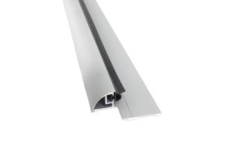 Barre de seuil PMR bombée ajustable L.930mm - Aluminium