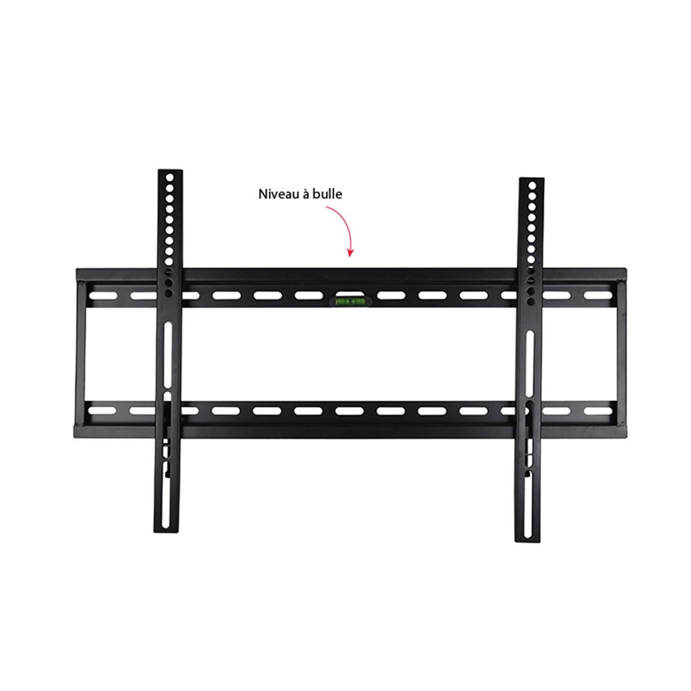 Support TV mural fixe pour écran 32 à 55" Charge 80kg - Acier