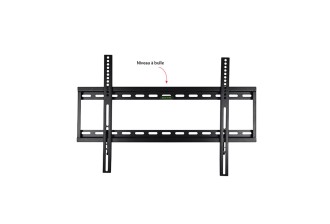 Support TV mural fixe pour écran 32 à 55" Charge 80kg - Acier