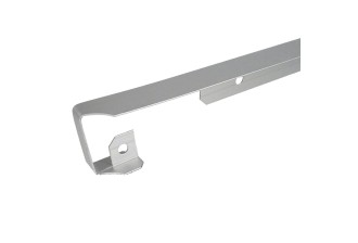 Profil jonction d'angle pour plan de travail 28mm Aluminium - À visser