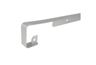 Profil jonction droite pour plan de travail 38mm Aluminium - À visser