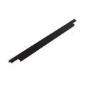 Poignée de meuble SEEKI Noir mat - Longueur 147 - Aluminium plein anodisé