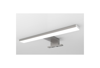 Applique Led pour Miroir de Salle de bain IP44 - 6W - Chrome - L.300mm