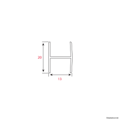 2 Raccords d'angle 180° pour plinthe décor Blanc H.150mm - PVC