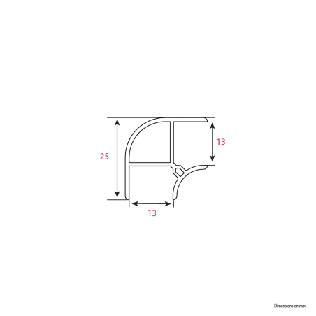 2 Raccords d'angle 90° pour plinthe décor Blanc H.150mm - PVC