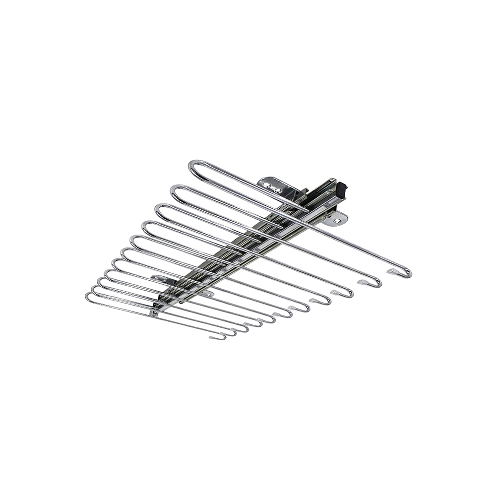 Porte-pantalon coulissant Chrome P.330mm - Acier