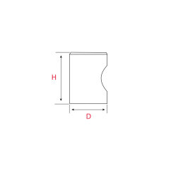 Bouton de meuble SIRIUS - Aluminium brossé