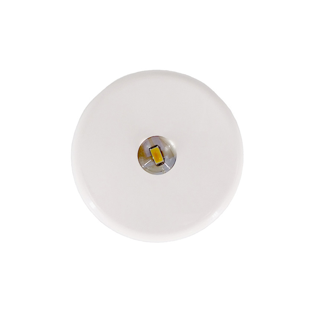 Lampe LED Tactile Sans fil Ronde Diam.88mm pour Dressing À coller ABS