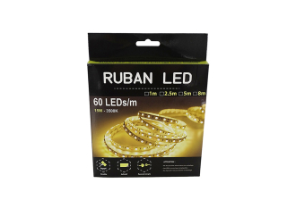 Ruban LED adhésif sécable Blanc neutre - 60LEDs/m