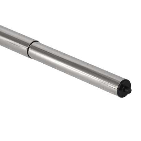 Barre de penderie extensible Chrome ronde Diam.20mm L.650-1150mm - Acier