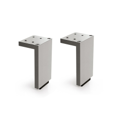 2 Pieds de meuble Design - Aluminium