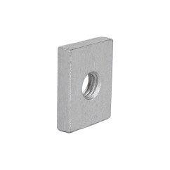 Mini plaque de fixation rectangulaire - 25x20x5mm - Acier Geomet 500B
