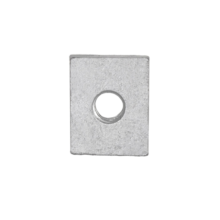 Mini plaque de fixation rectangulaire - 25x20x5mm - Acier Geomet 500B