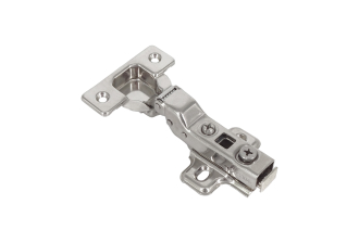 Charnière invisible amortie À clipser Entraxe 45 À Demi-recouvrement