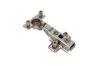 Charnière invisible amortie À clipser Entraxe 38 À Demi-recouvrement