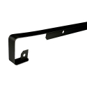 Profil jonction droite Noir pour plan de travail 38mm - À visser