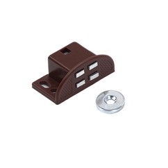 Loqueteau magnétique rectangulaire Marron 6kg L.36mm