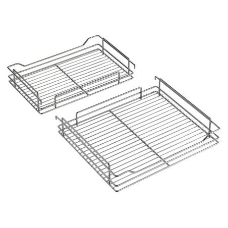 Aménagement d'angle amorti réversible 4 paniers Gris H.560mm