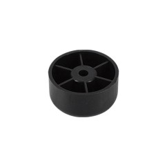 Pied de meuble rond Noir Diam.40mm - Plastique