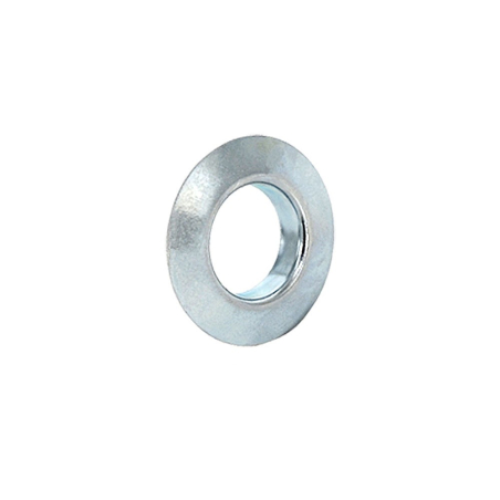 Rosette à colleret à coller pour batteuse Diam.34mm - Acier zingué