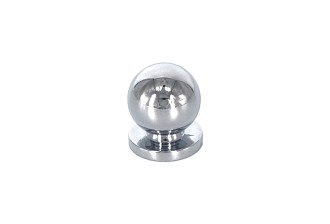 Bouton de meuble PALINA Chrome diam.15mm - Zamak