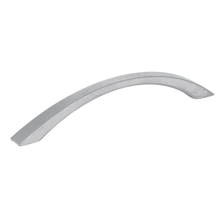 Poignée de meuble CORBAN Chrome mat Entraxe 128 Aluminium