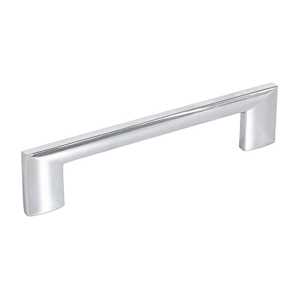 Poignée de meuble FINA Chrome Entraxe 128 - Zamak