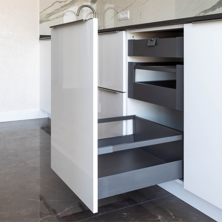 Poignée de meuble LOUA filaire - Aluminium Brossé